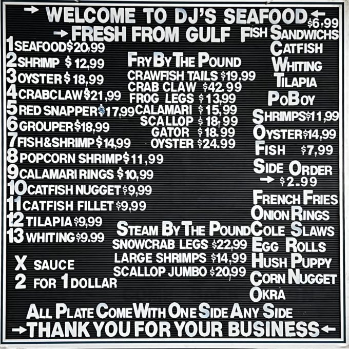 DJ’s Seafood Prattville